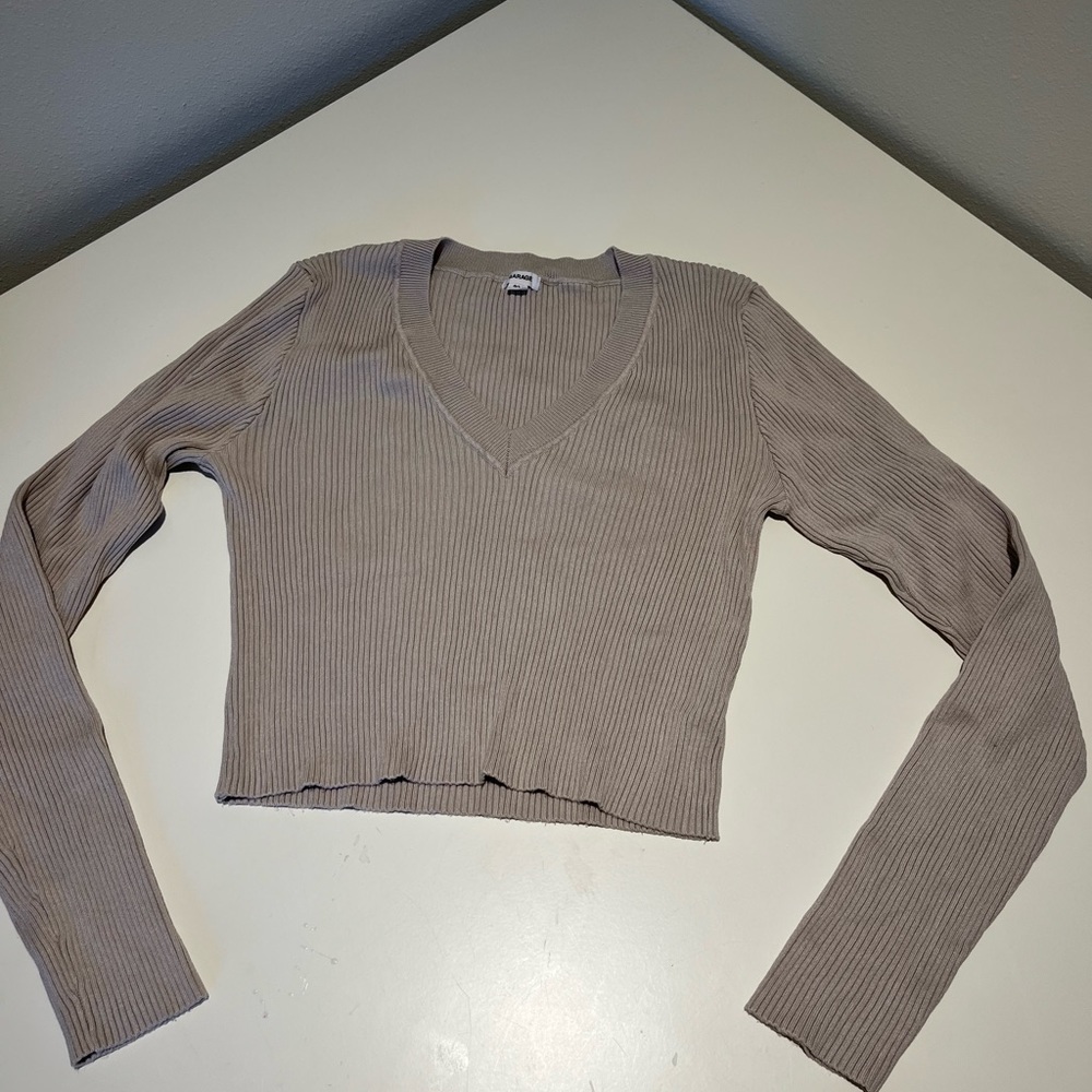 Garage Tan Sweater NEVER WORN